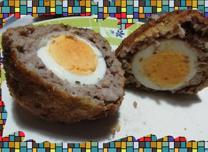 Una foto de Huevos a la escocesa (Scotch eggs)