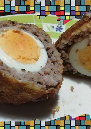 Una foto de Huevos a la escocesa (Scotch eggs)