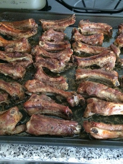 Una foto de Costilla de cerdo al horno