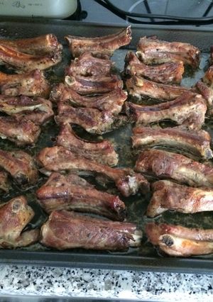 Una foto de Costilla de cerdo al horno
