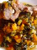 Garbanzos con espinazo de cerdo cazuela AMC