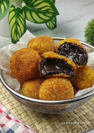 Foto resep Bola Labu kuning isi coklat
