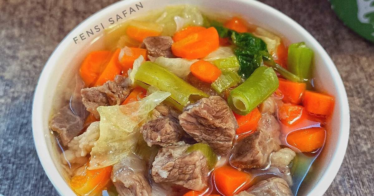 10 987 resep  sup daging  sapi  enak dan sederhana  ala  