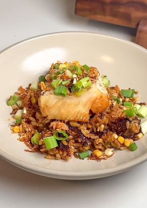 A picture of 1 Pot Soy Cod with Corn.