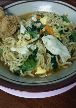 Foto resep Mi rebus musim hujan