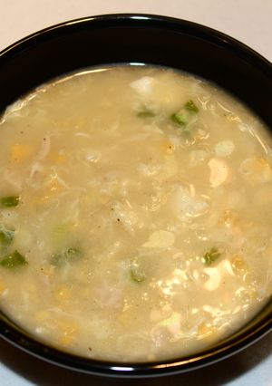 A picture of Sweet Corn Chicken Soup.