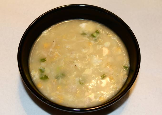 Sweet Corn Chicken Soup- Indo Chinese Chicken Corn Soup