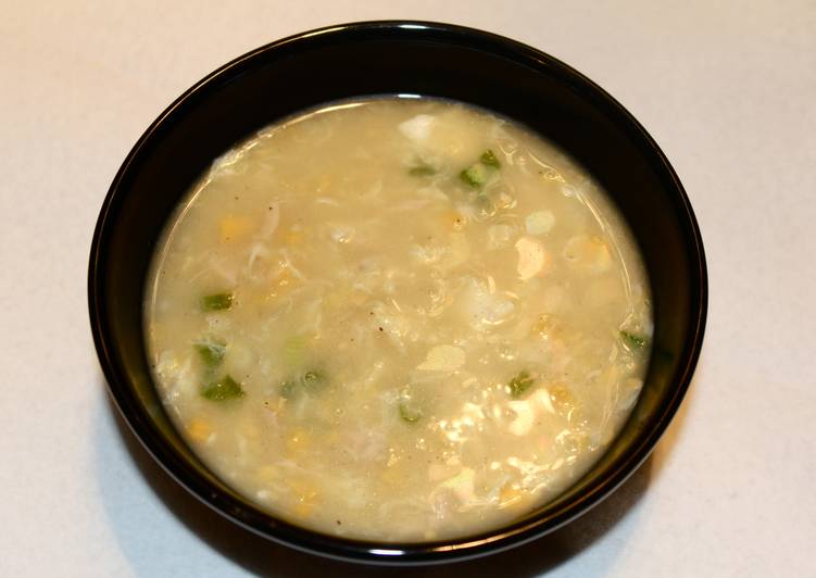 Recipe: Delicious Sweet Corn Chicken Soup