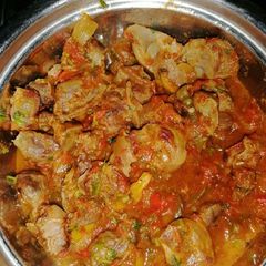 Gizzards stew A picture of Gizzards stew.