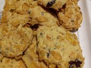 Una foto di corn flakes e cioccolato