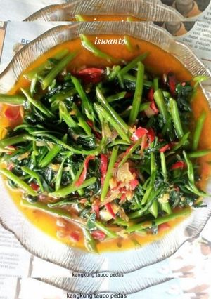 Foto resep Kangkung tauco pedas