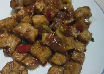 Resep Populer Tempe kecap pedas Yummy Mantul