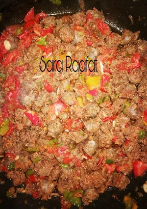 صورة لوصفة سجق بلدي تحفففففه (سدق)