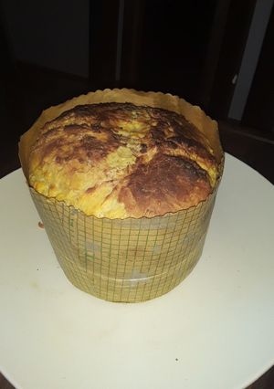 Una foto de Pan dulce navideño casero