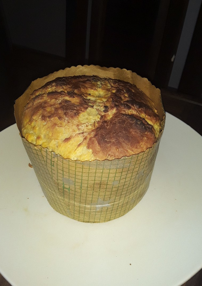 Una foto de Pan dulce navideño casero