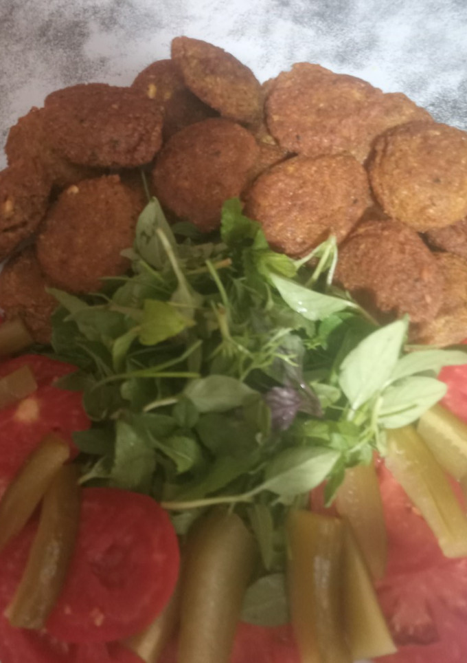 عکسی از دستور فلافل