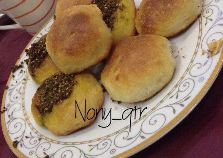 فطائر الدجاج والزعتر اللذيذة 💚😋