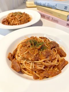 Foto resep Rose Pasta Sosis Simple Creamy