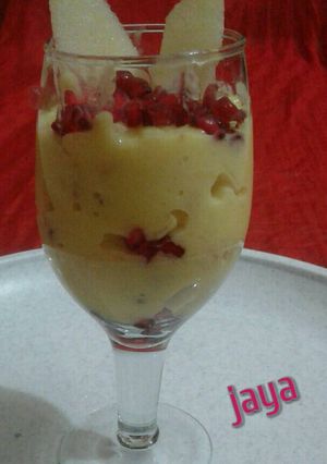 A picture of Fruits Custard.