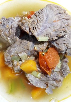 Foto resep Sup Daging Sapi Simple