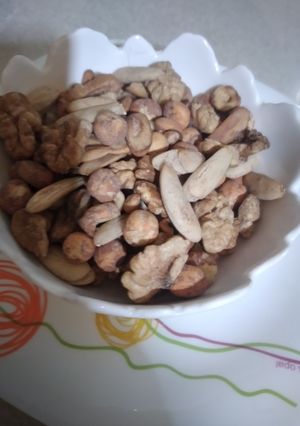 عکسی از دستور آجیل خشک