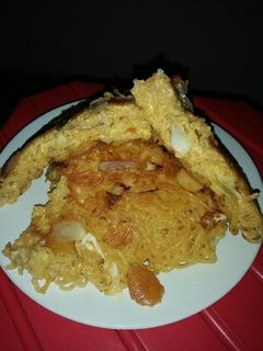 Foto resep Mie dadar telor