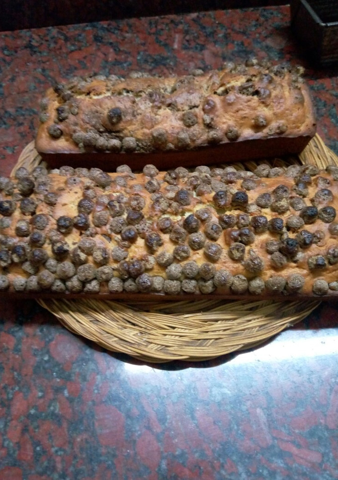 Una foto de Budín de bananas y Kellogg's de chocolate