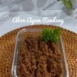 Abon rendang ayam