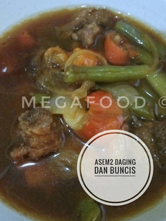 Foto resep Asem-asem daging dan buncis