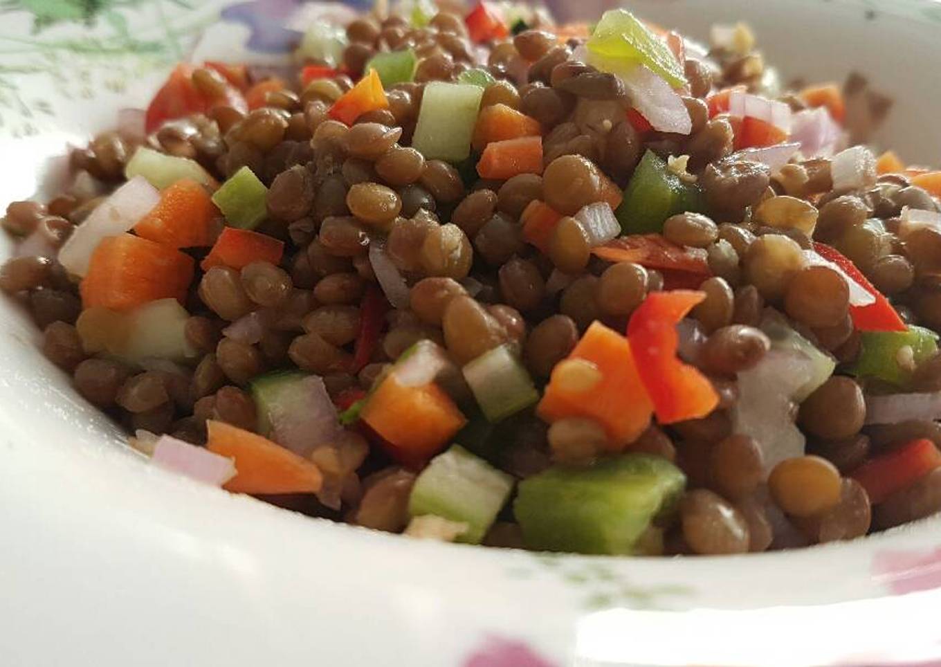 Ensalada de lentejas