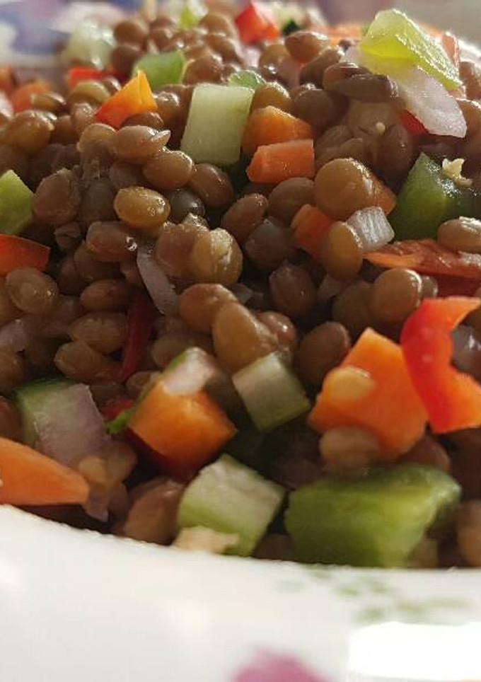 Una foto de Ensalada de lentejas