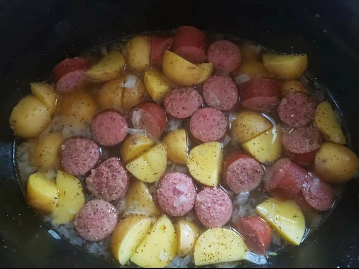 Easy Steps to Make Kielbasa &amp;amp; Potatoes in Crockpot which So Delicious