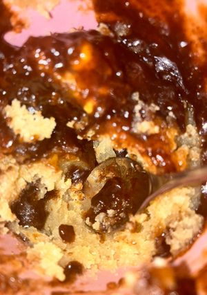 A picture of Cinnamug (cinnamon cake in a mug).