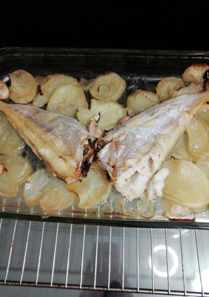 Una foto de Faneca al horno