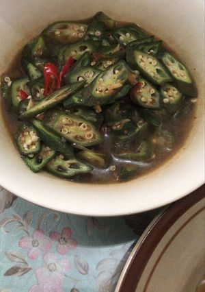 Foto resep Tumis Okra terasi