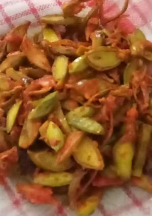 Foto resep Sambal teri pete goreng