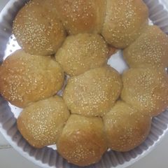 A picture of Atta-Sesame buns,💖💖💖.