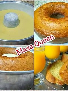 صورة لوصفة كيك البرتقال السادة🍞