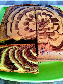 Foto resep Bolu zebra