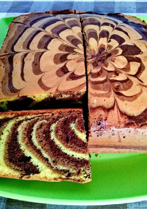 Foto resep Bolu zebra