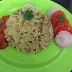 Simple Khichadi In Cooker A picture of Simple Khichadi In Cooker.