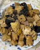 栗子芋頭雲耳炒豆腸板豆腐（純素）