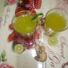 A picture of Cucumber & pineapple drinks.