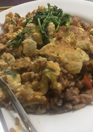 รูปของ ข้าวไข่เจียวผัดปลากระป๋อง