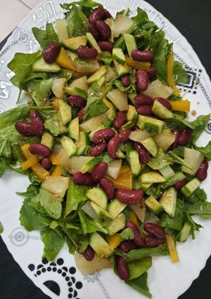 صورة لوصفة سلطة الجرجير بالاناناس 😋