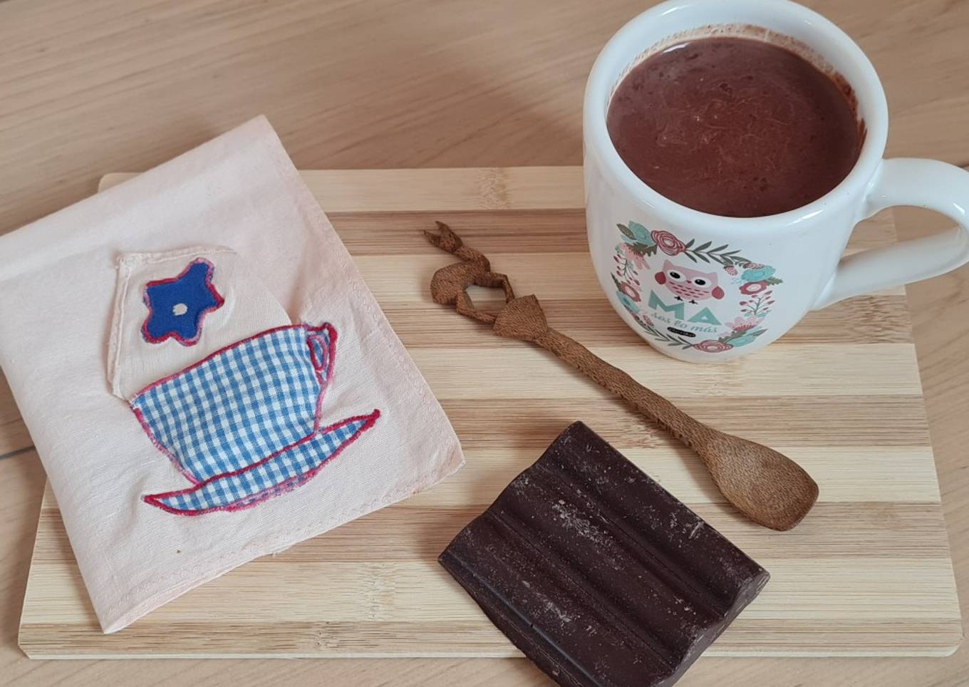 Chocolate caliente con avena 馃ィ de alto contenido en cacao