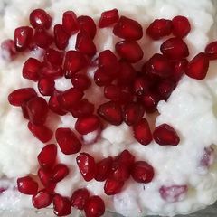 A picture of Sweet curd rice.