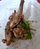 Conejo en salsa de anacardos