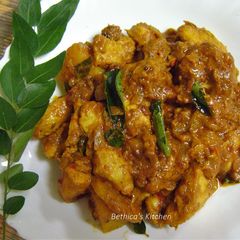 A picture of Achari Chicken.