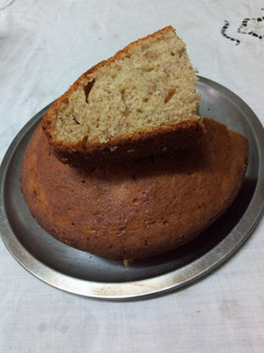 A picture of Banana bread w/o Milk.